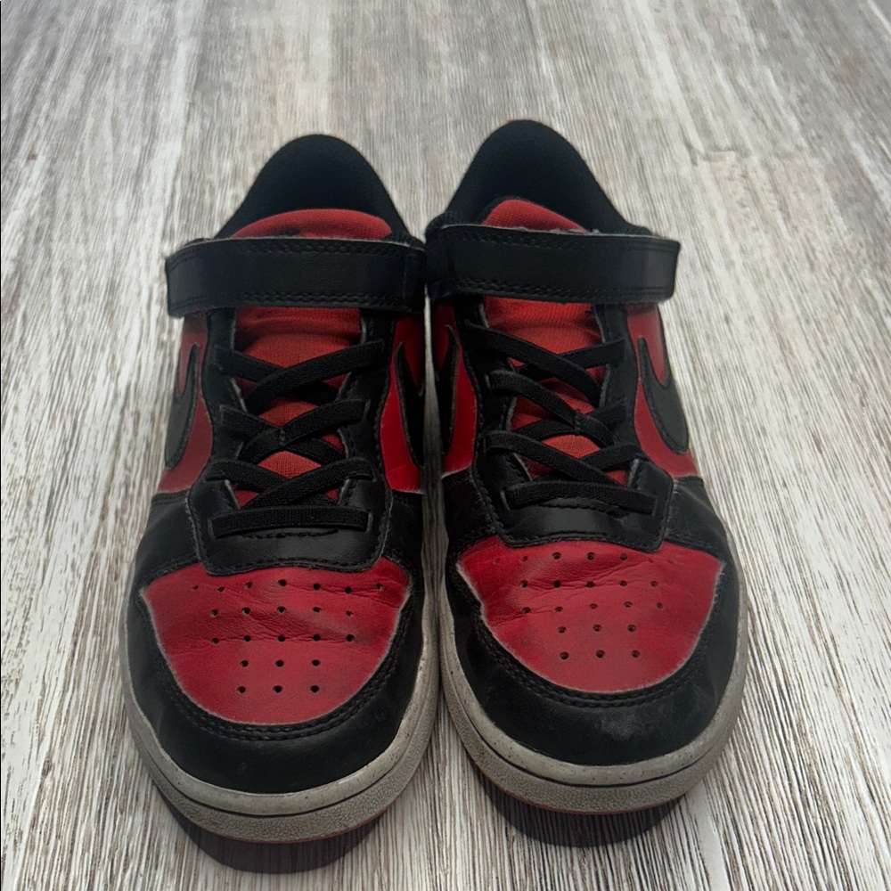 Nike Red and Black Athletic Shoes